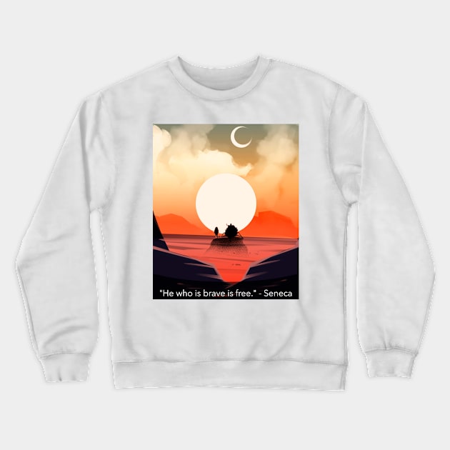 Brave Horizons Crewneck Sweatshirt by StoicByChoice